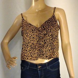 Wild Fable Cheetah Print Crop Top